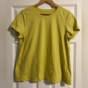 Lafayette 148 Lime Green Tee / Great Condition